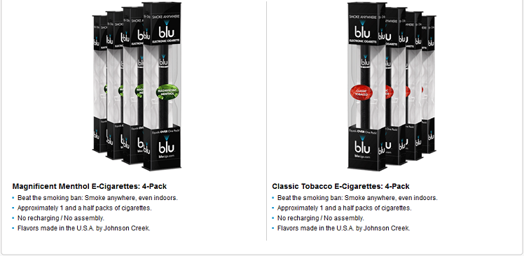 blu Electronic Cigarette Disposables