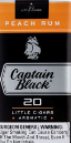 Captain Black Peach Rum 100s